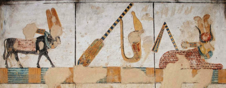 Apis Bull Deity of Fertility Tomb of Ramesses III